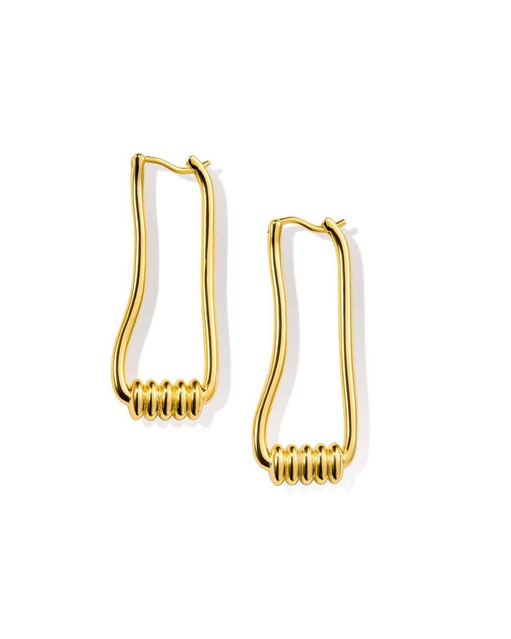 Lait & Lune Metallic Metope Earrings
