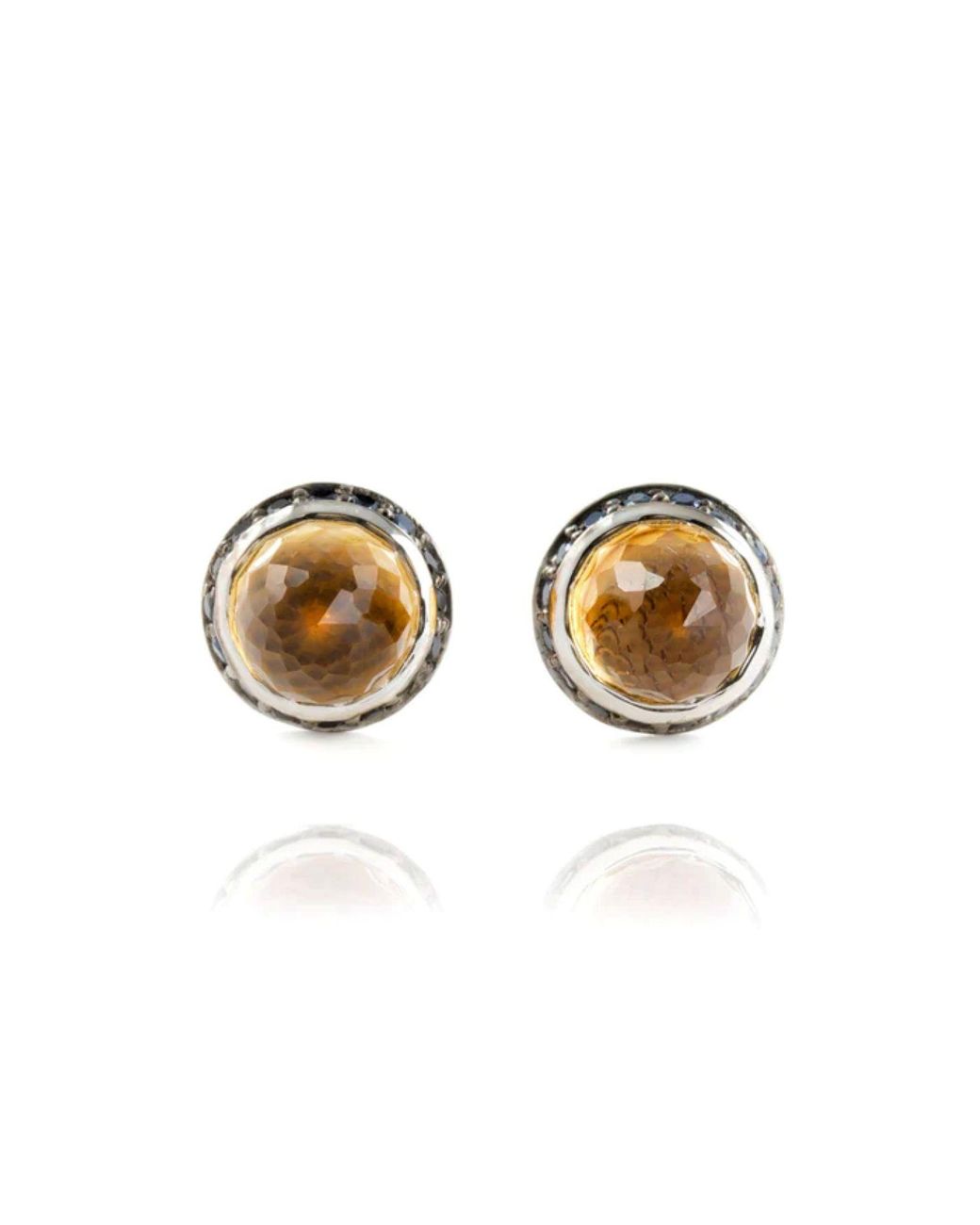 The Jewellery Store London Metallic Istanbul Soul Citrine And Spinel Studs