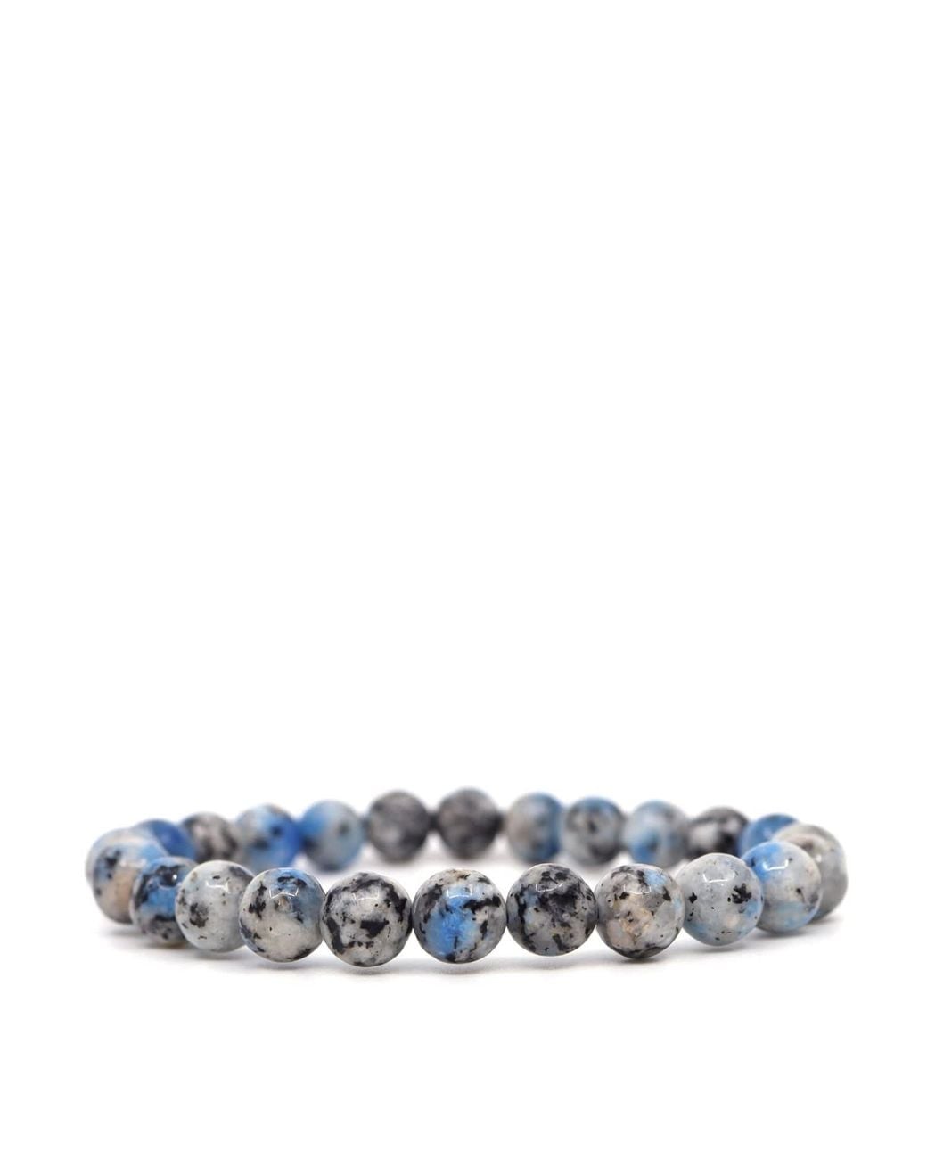 Shar Oke Blue Natural K-Two Jasper Bracelet for men