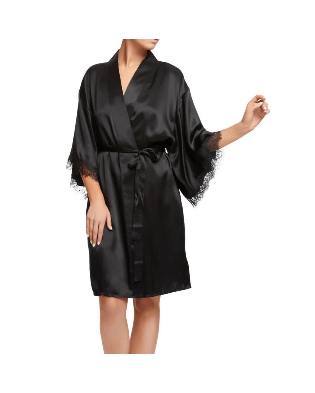 SAINTED SISTERS Black Scarlett Robe