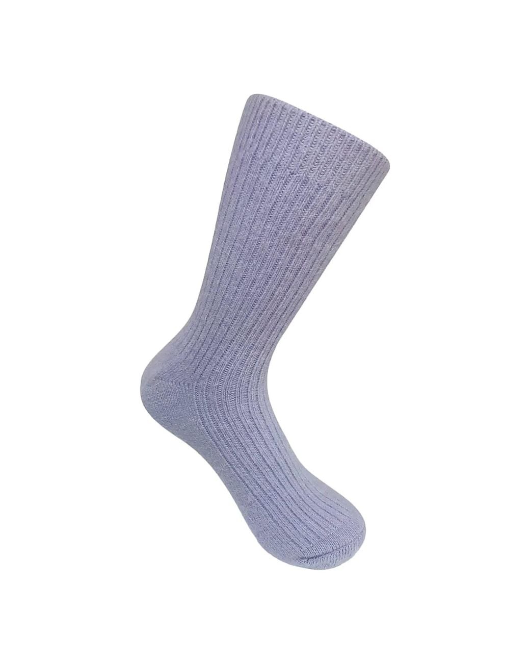 HIGH HEEL JUNGLE by KATHRYN EISMAN Purple Cashmere Socks