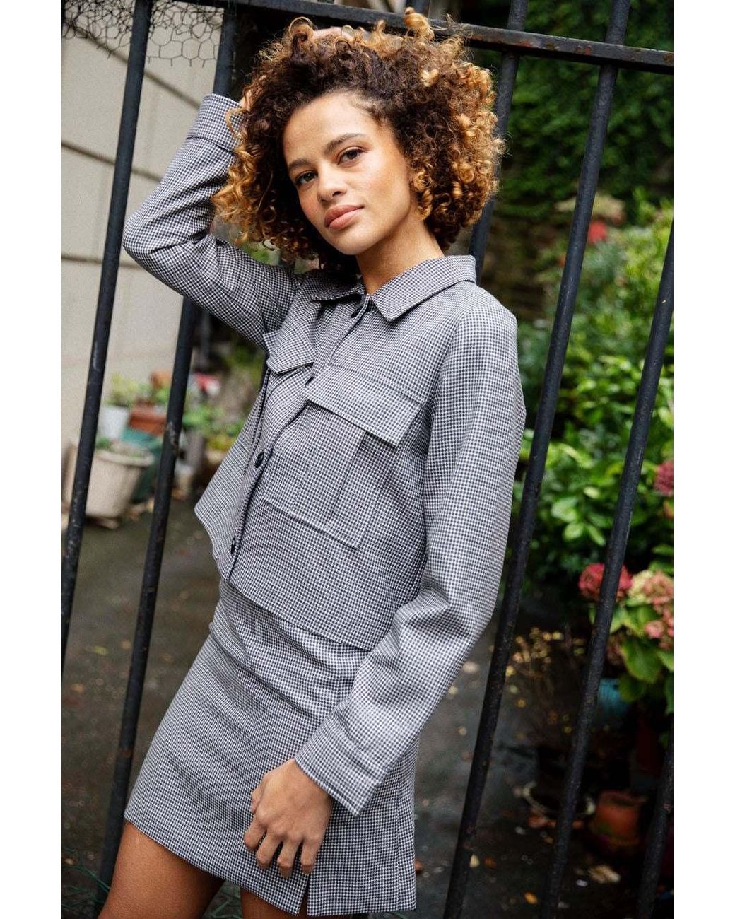 AVANI Apparel Gray Dahlia Jacket