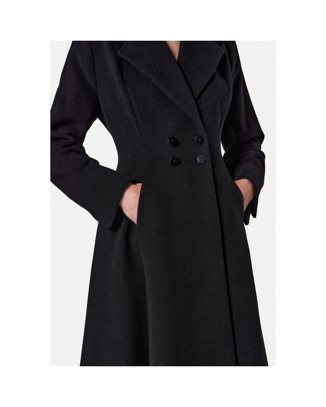 Helen Mcalinden Black Scarlett Swing Coat