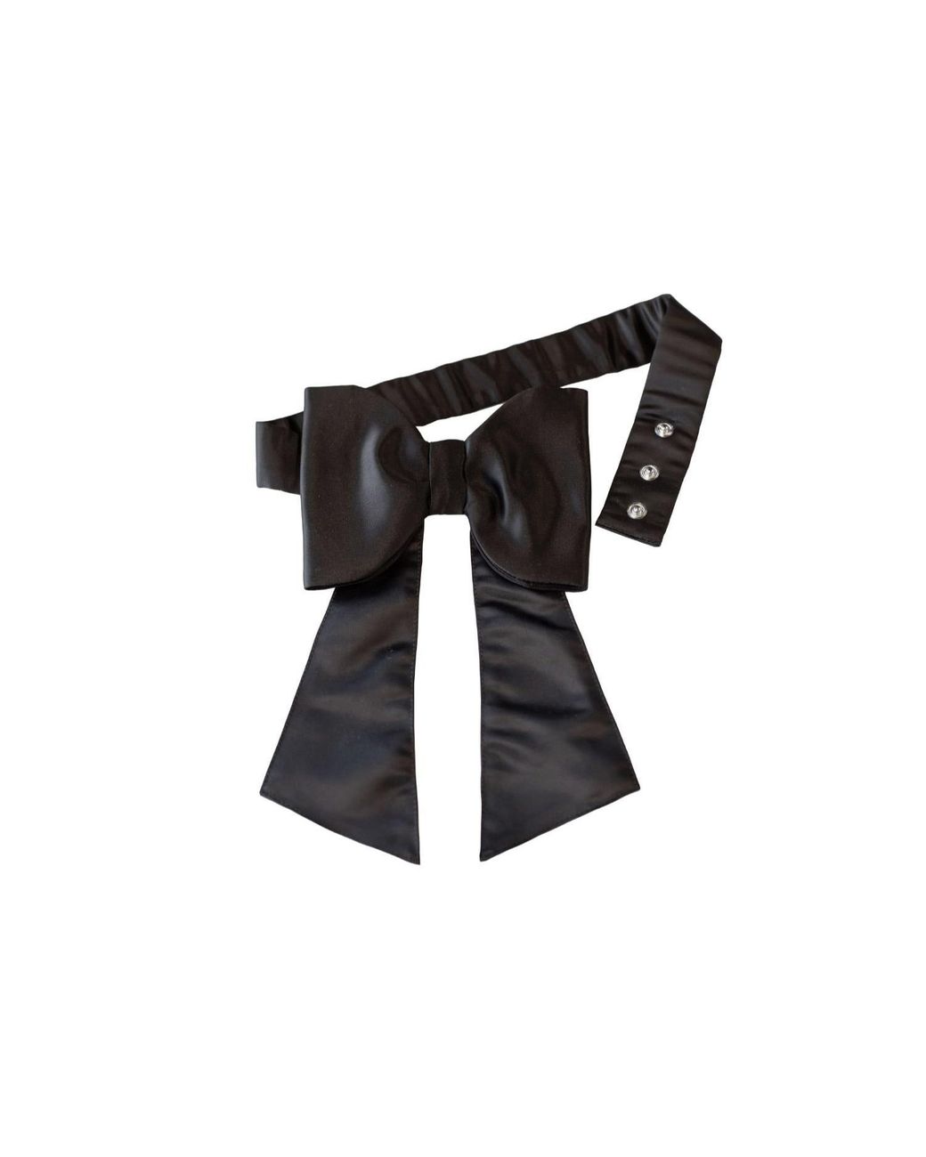 RainSisters Black Bow Belt