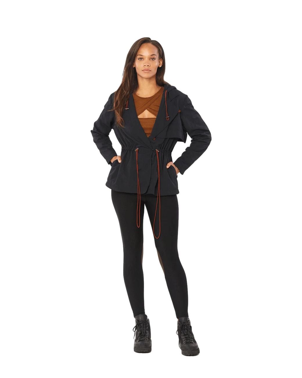 Bennu Black Ruth Rain Jacket