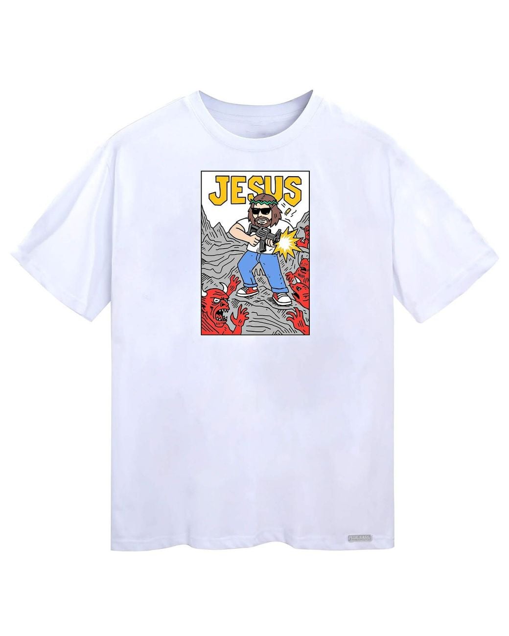 VERYRARE White Jesus Mayhem Tee for men