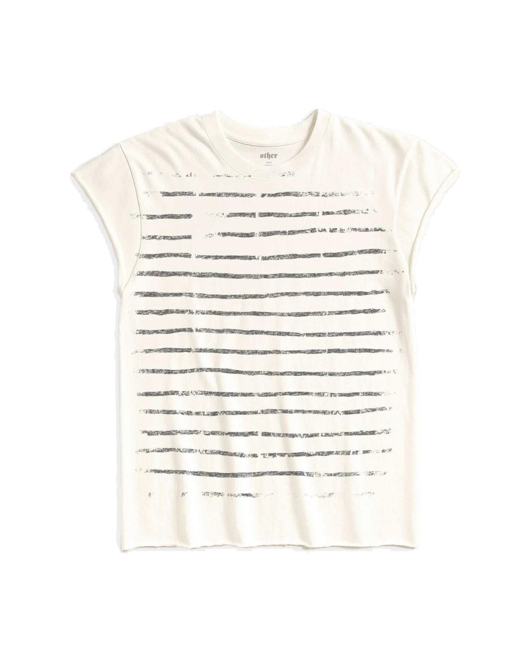Other Uk White Stripe Rocker Tee