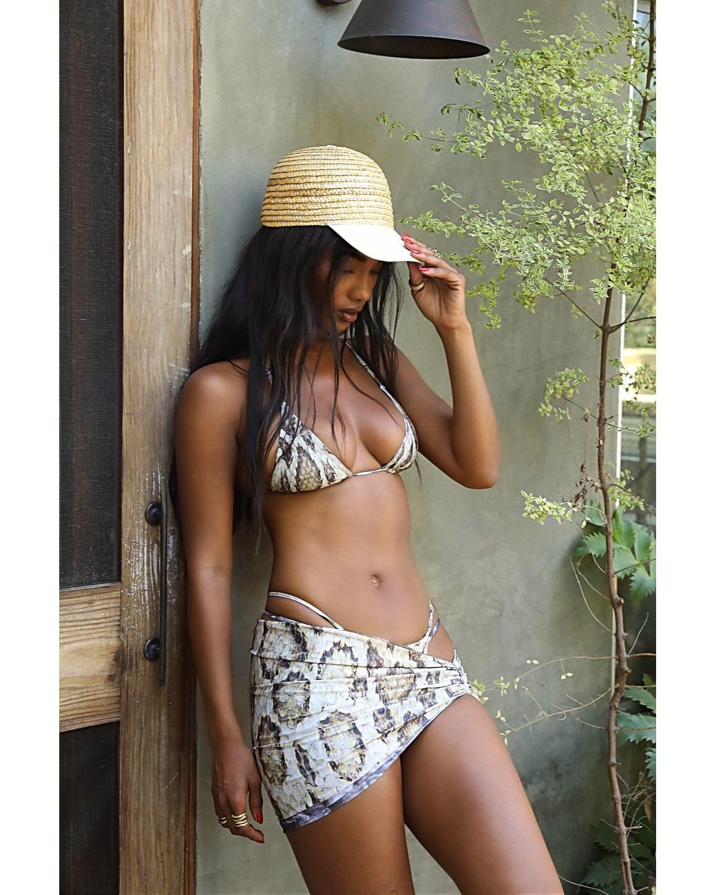 Animal White Jungle Reversible Skirt