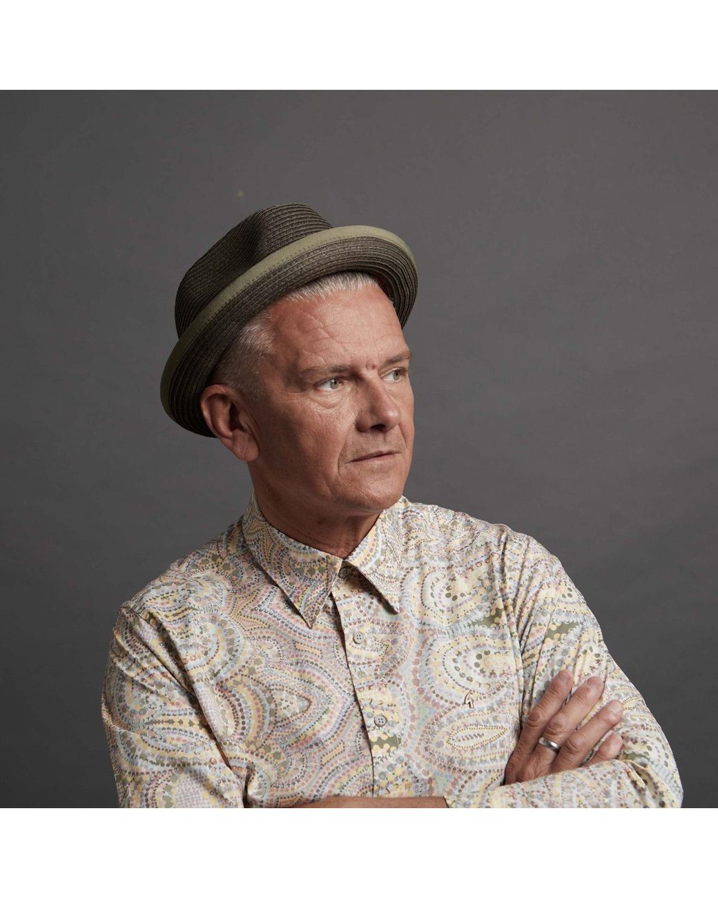 Dasmarca Hats Brown Dasmarca Andy Short Brim Trilby Retro Summer Skimpy Brim Straw Braided Hat for men