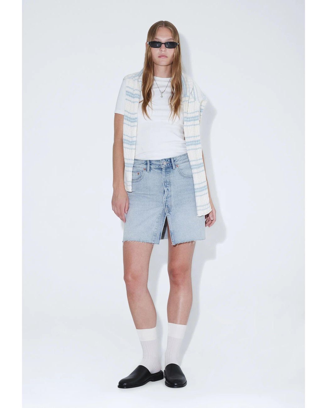 Dr. Denim Blue Ara Skirt