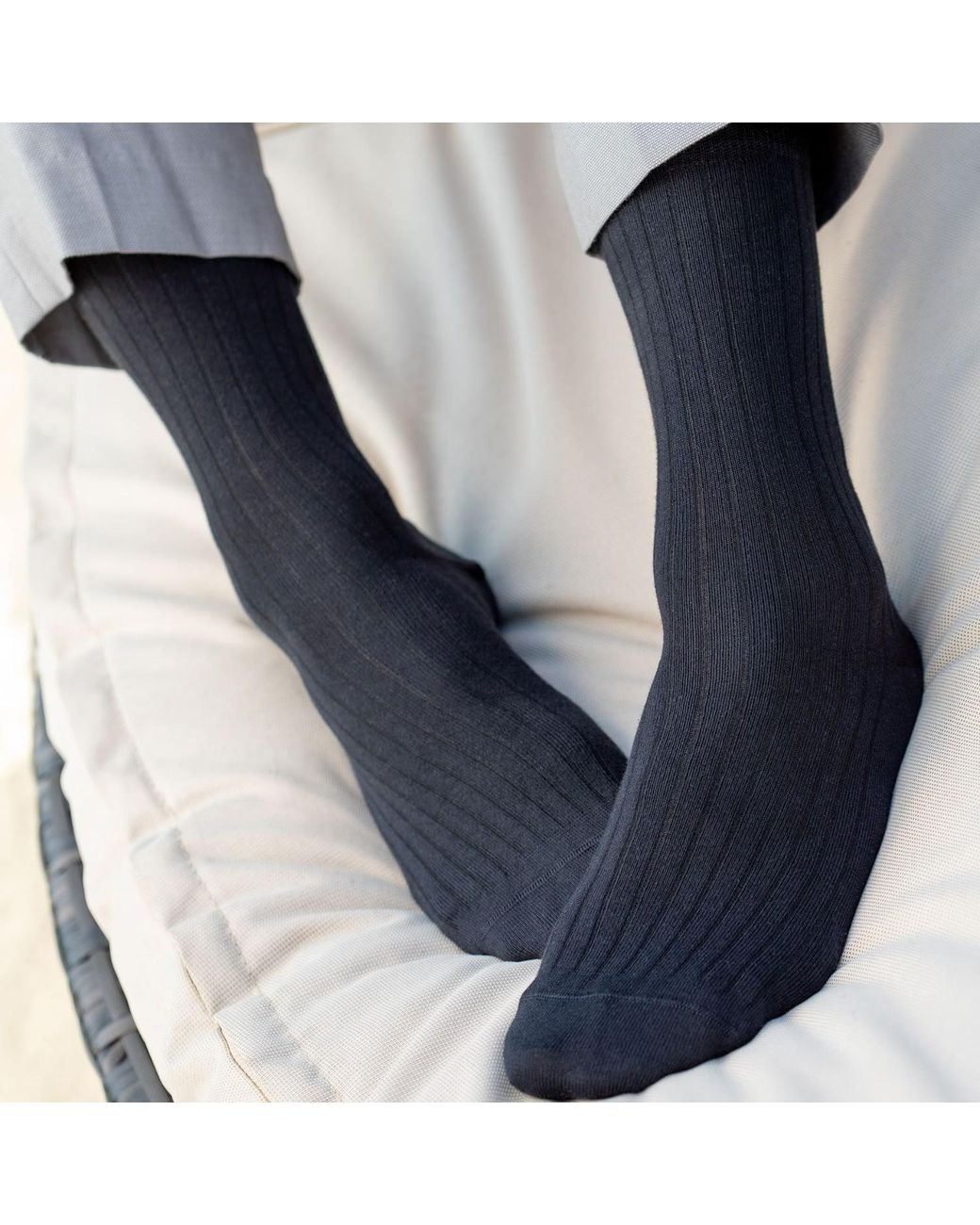 Peper Harow - Made in England Black Three Pack Essential Socks for men