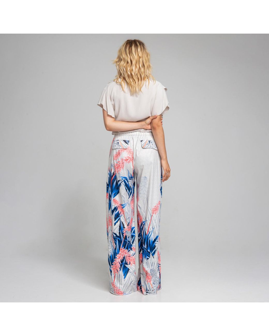 ARTISTA Blue Freya Palazzo Pants