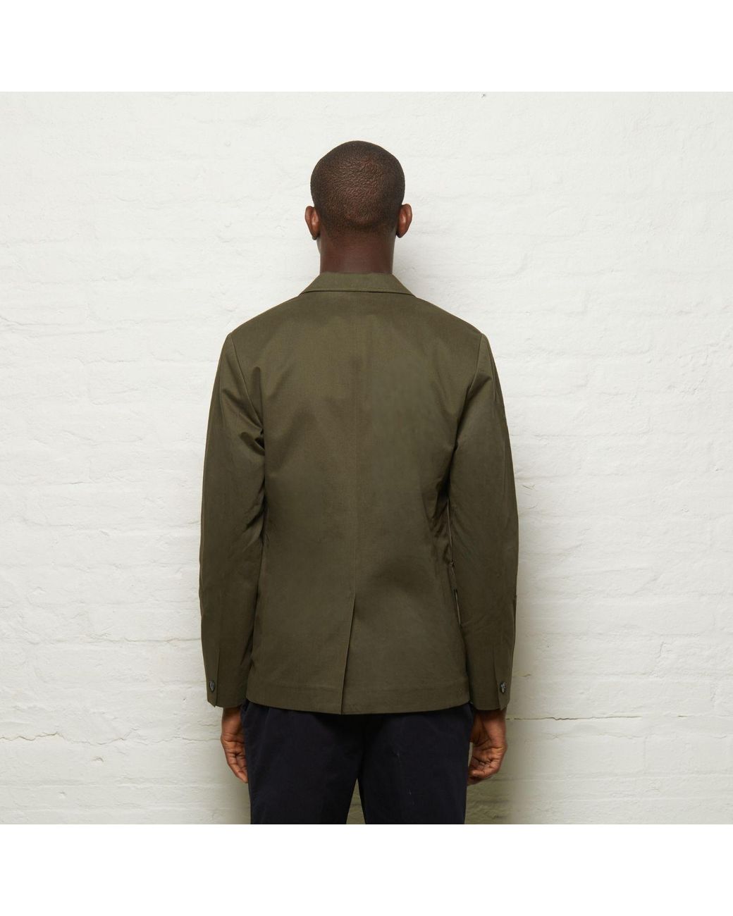 Guards London Green Ballard Cotton Blazer for men