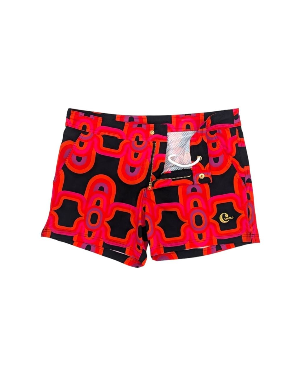 Julia Clancey Red Sunset Rooftop Board Short for men