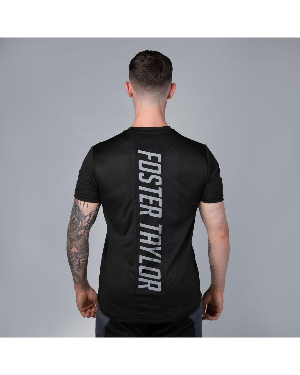 Foster Taylor Black Gym T-Shirt for men