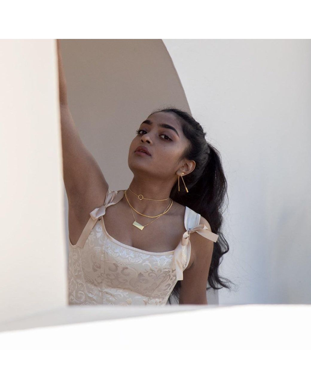 Cier Metallic Flex Necklace