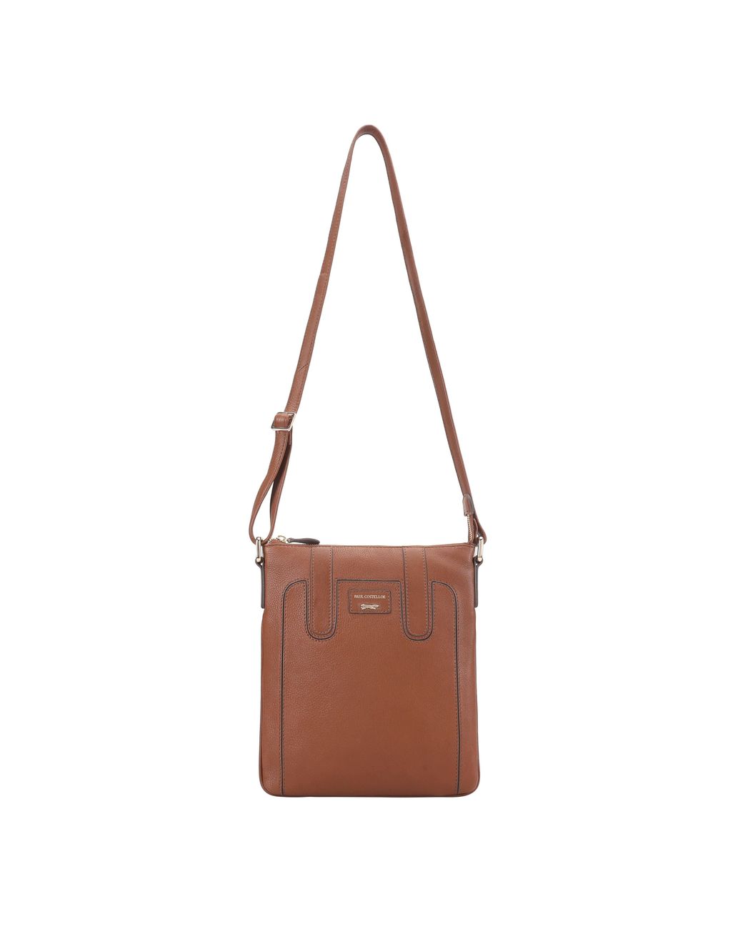 Paul Costelloe Brown Marble Crossbody Bag