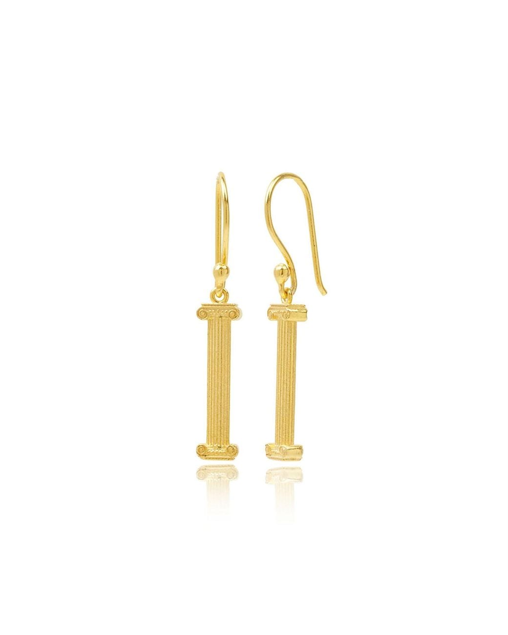 Ece London Metallic The Ionic Dangle Earrings