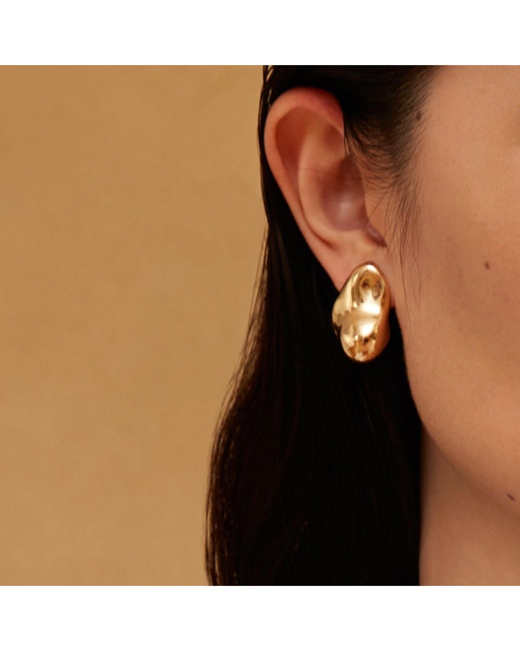 Biko Jewellery Metallic Molten Studs