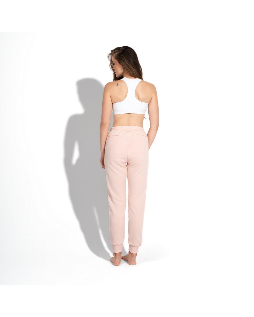 Maison Tangerine Pink Set Tracksuit Zip-Up Hoodie & Joggers Premium Cotton
