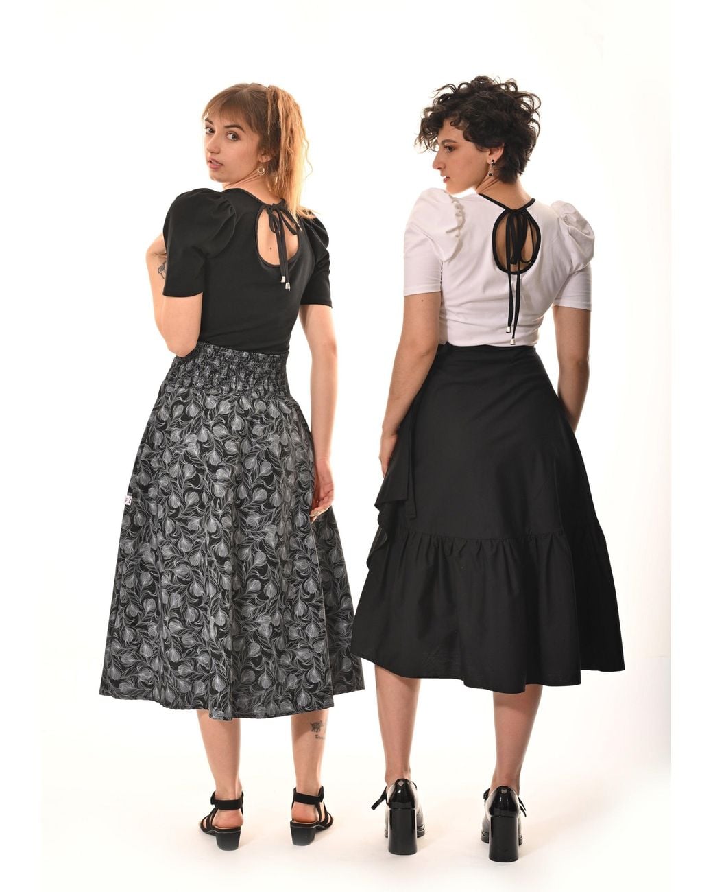 Frock Tales Black Belle Top With Scoop Neck