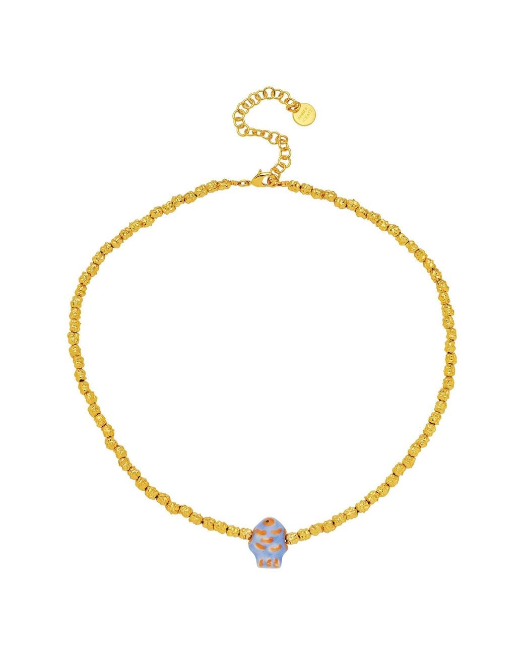 Amber Sceats Metallic Azurefin Fish Necklace