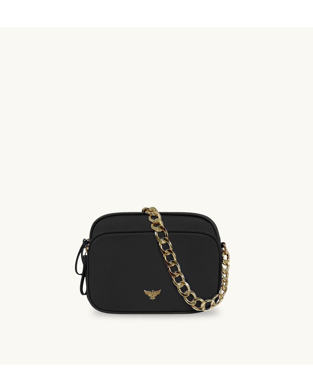 Apatchy London Black The Betty Leather Bag