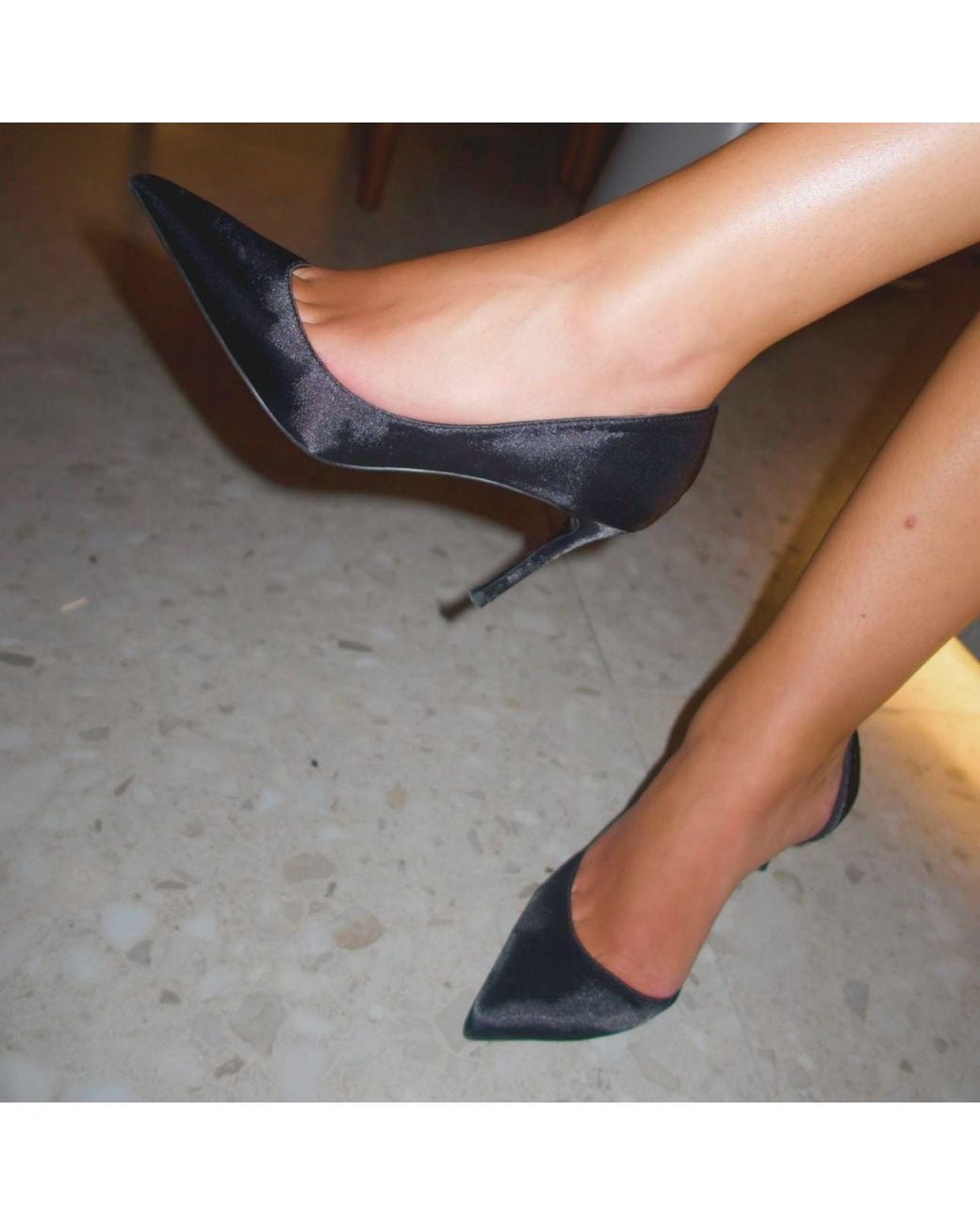 Subashini Heels Black Amira Classic Stiletto Pumps