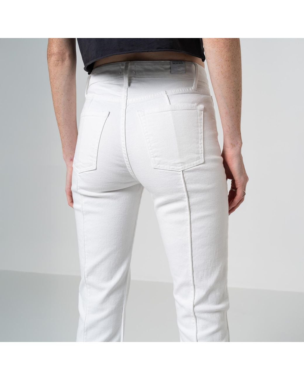 NOEND White Lily Skinny Trumpet Flare
