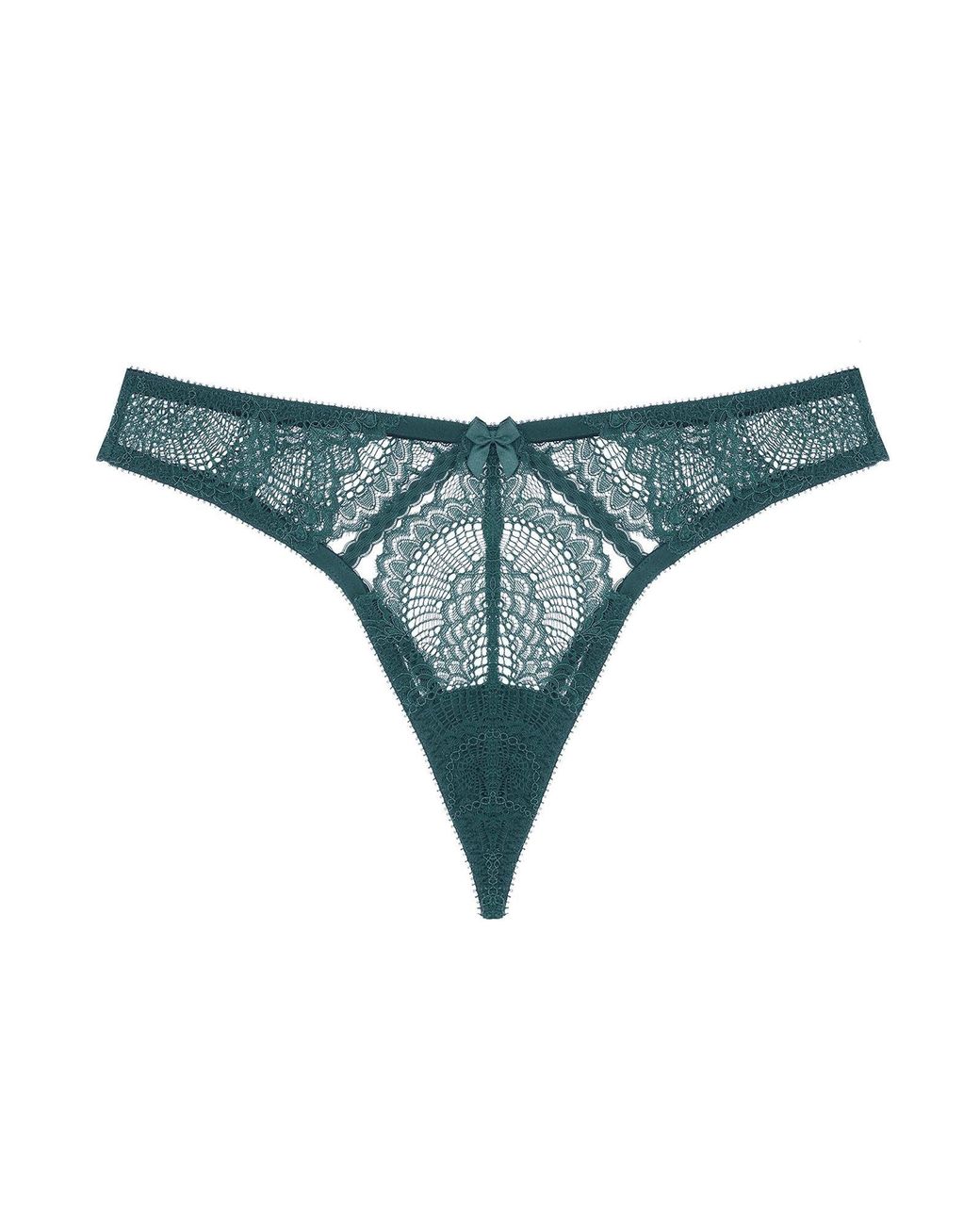 Journelle Blue Natalia String Thong Emerald