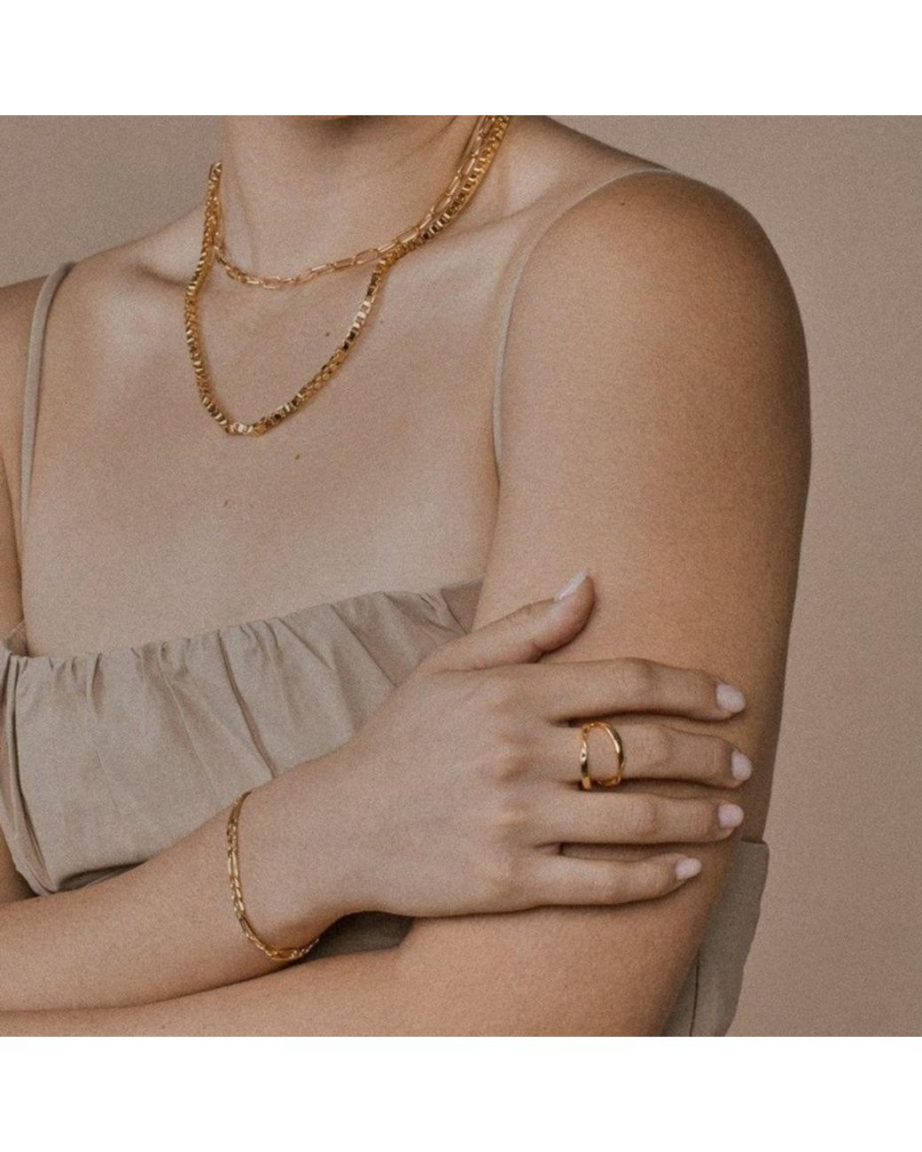 Lait & Lune Metallic Savan Ring