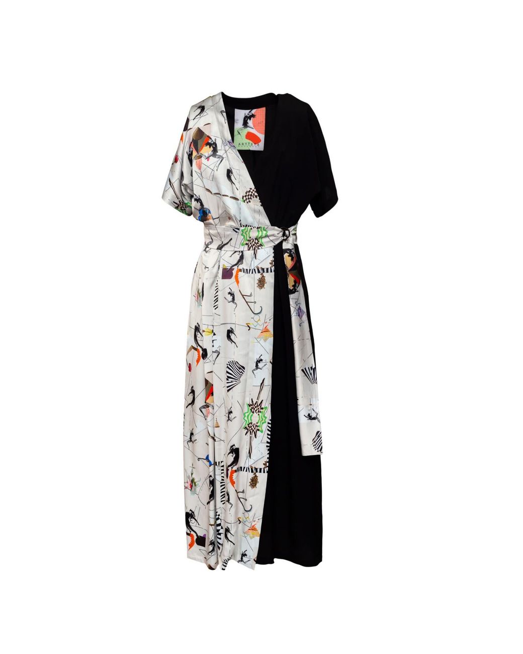 ARTISTA Black Walk Dress