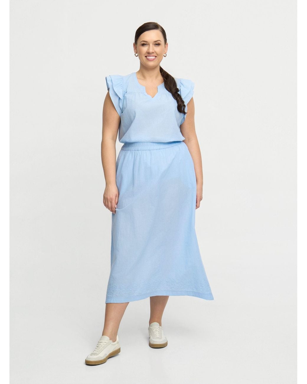 Zoe Blue Cloe Skirt