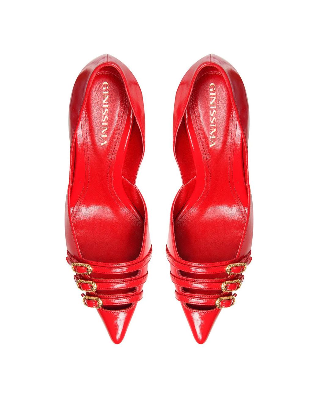 Ginissima Red Gina Stiletto Patent Leather