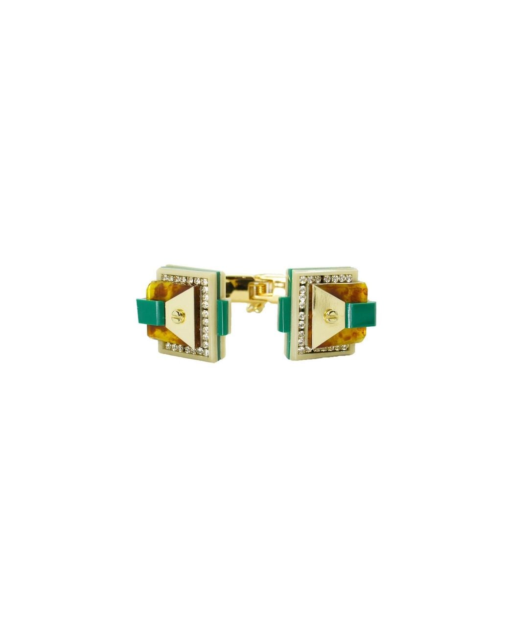 Gissa Bicalho White Bracelet Trapeze