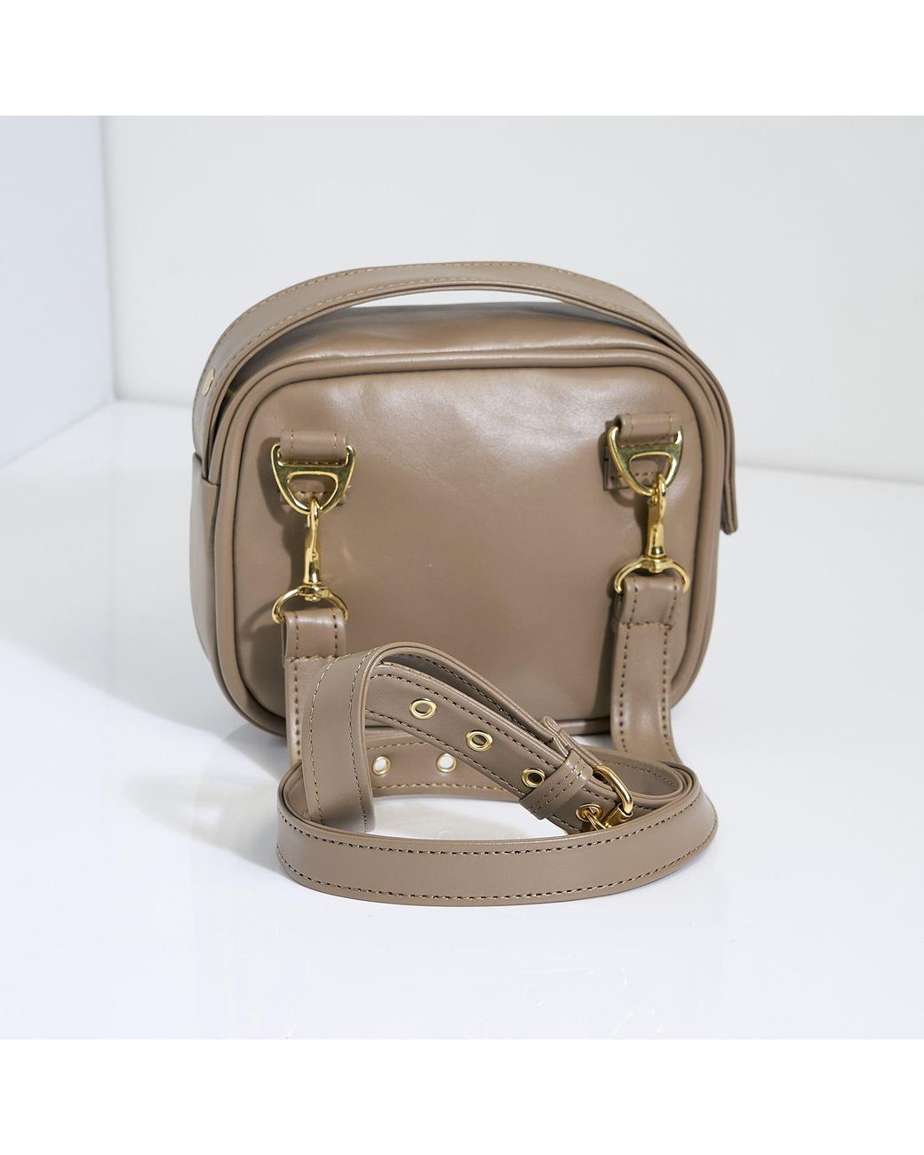 Milla Von Cosy Metallic Crossbody Bag Vibe Latte Macciato