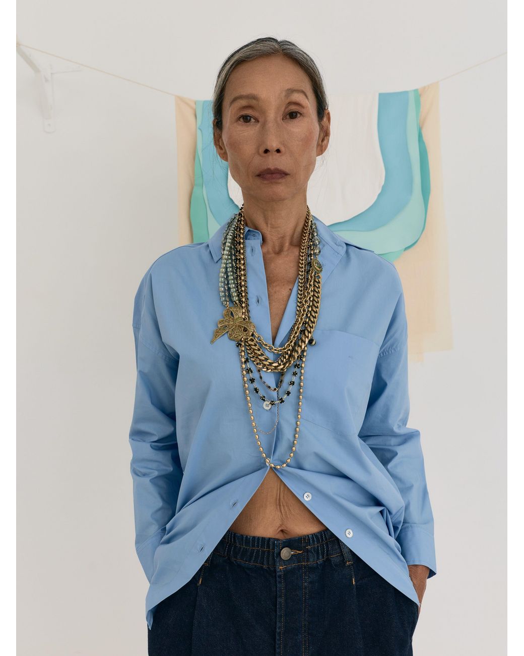 Sita Nevado White Lazo Necklace