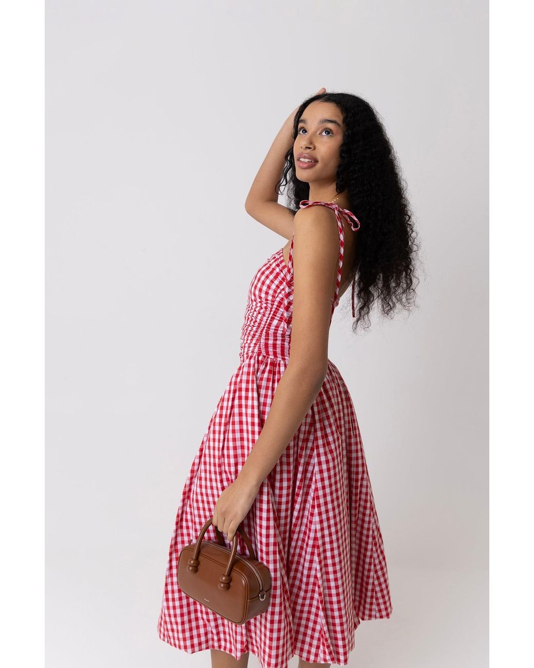 Amy Lynn Pink Alexa Gingham Puffball Dress