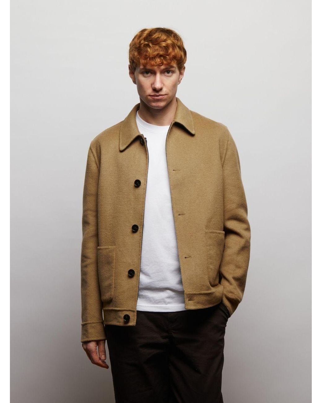 Guards London Green Irish Reversible Wool Blend Jacket for men