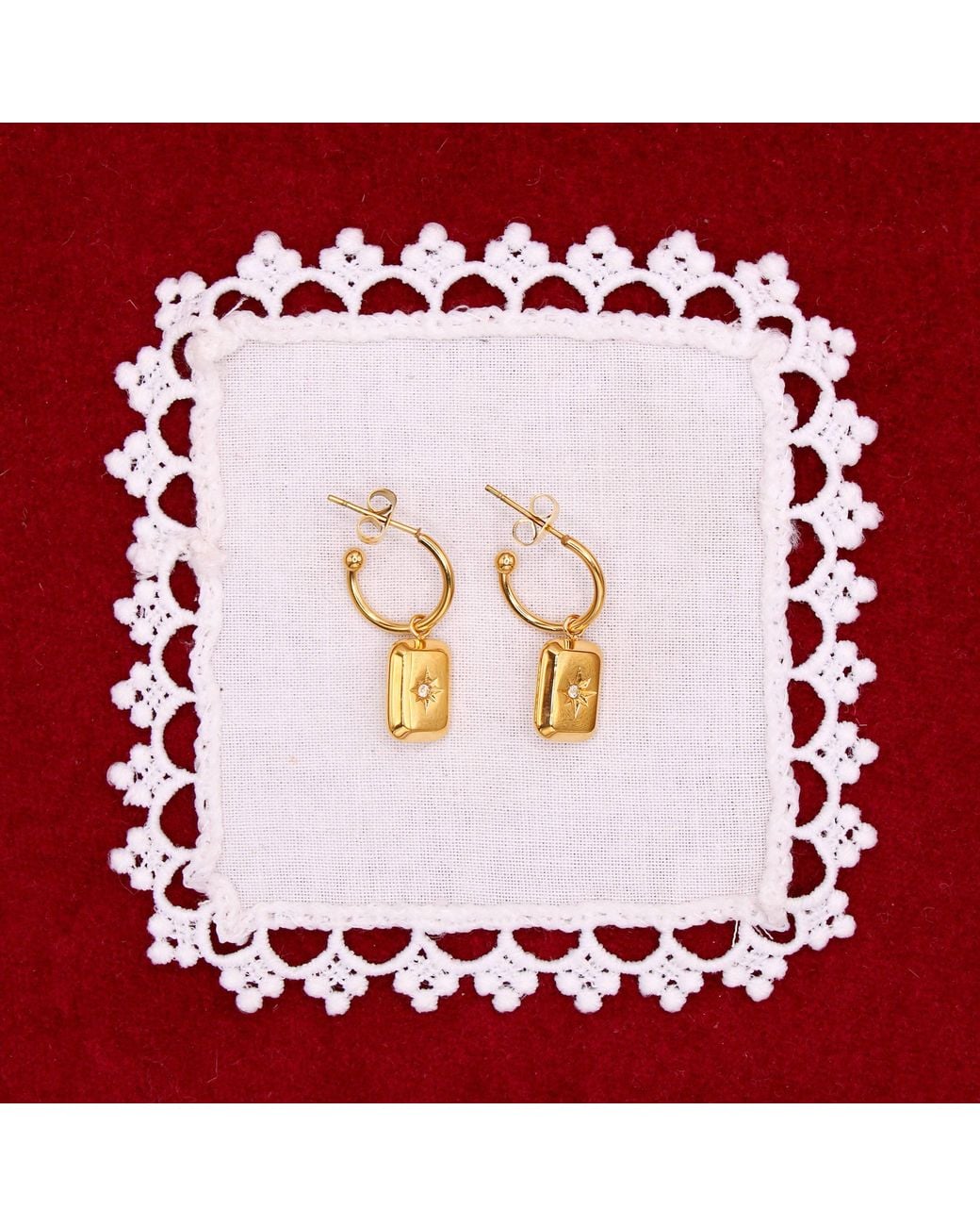 Iris London Metallic Clementine Earrings