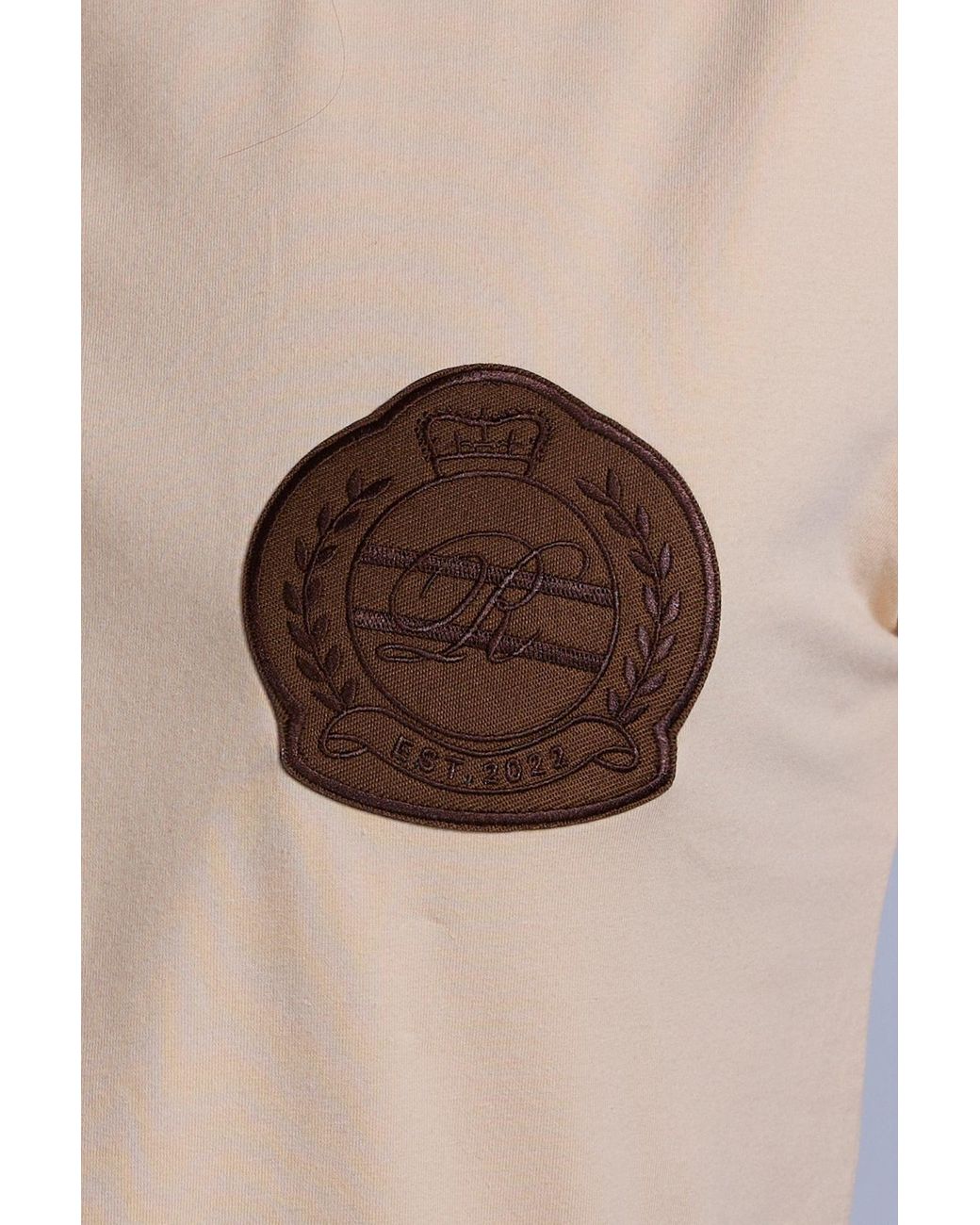 Rave on Trend Natural Neutrals Heritage Patch Long Sleeve