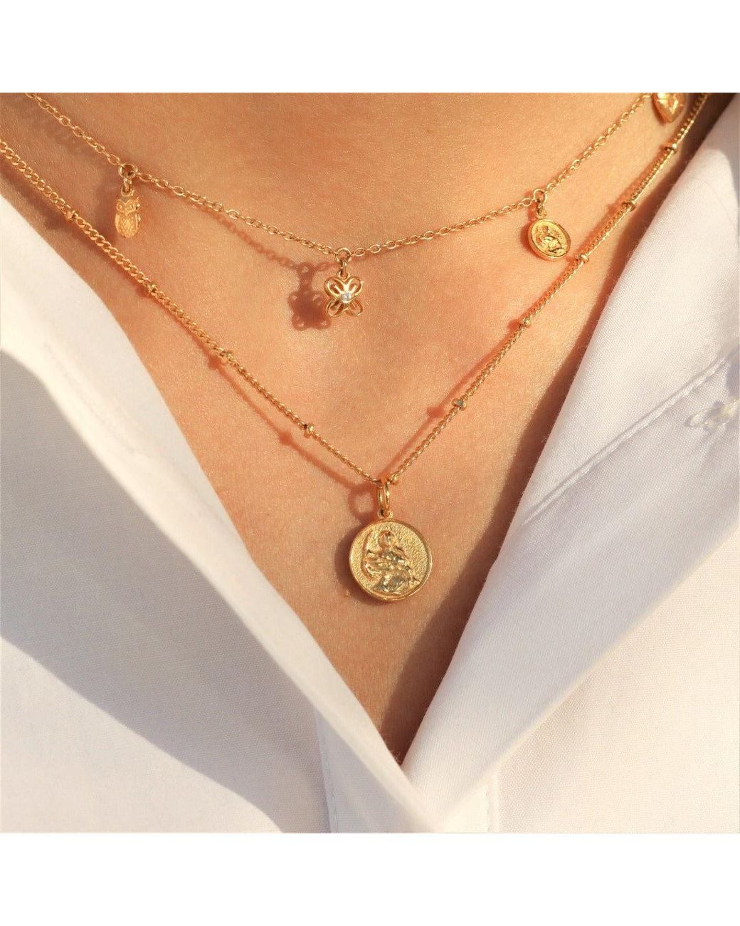 With Love Darling Metallic Abundantia Necklace
