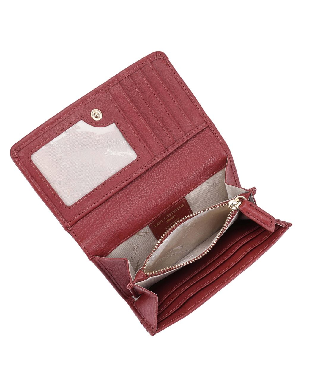 Paul Costelloe Red Hildi Leather Purse