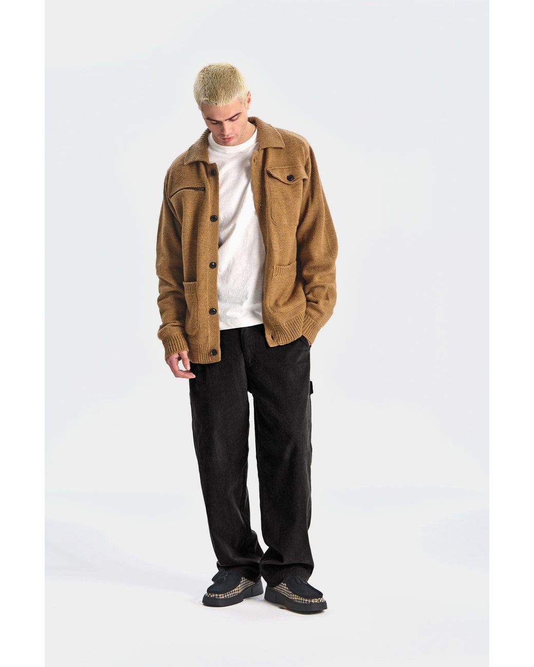 Komodo Black Theo Organic Cotton Carpenter Trouser for men
