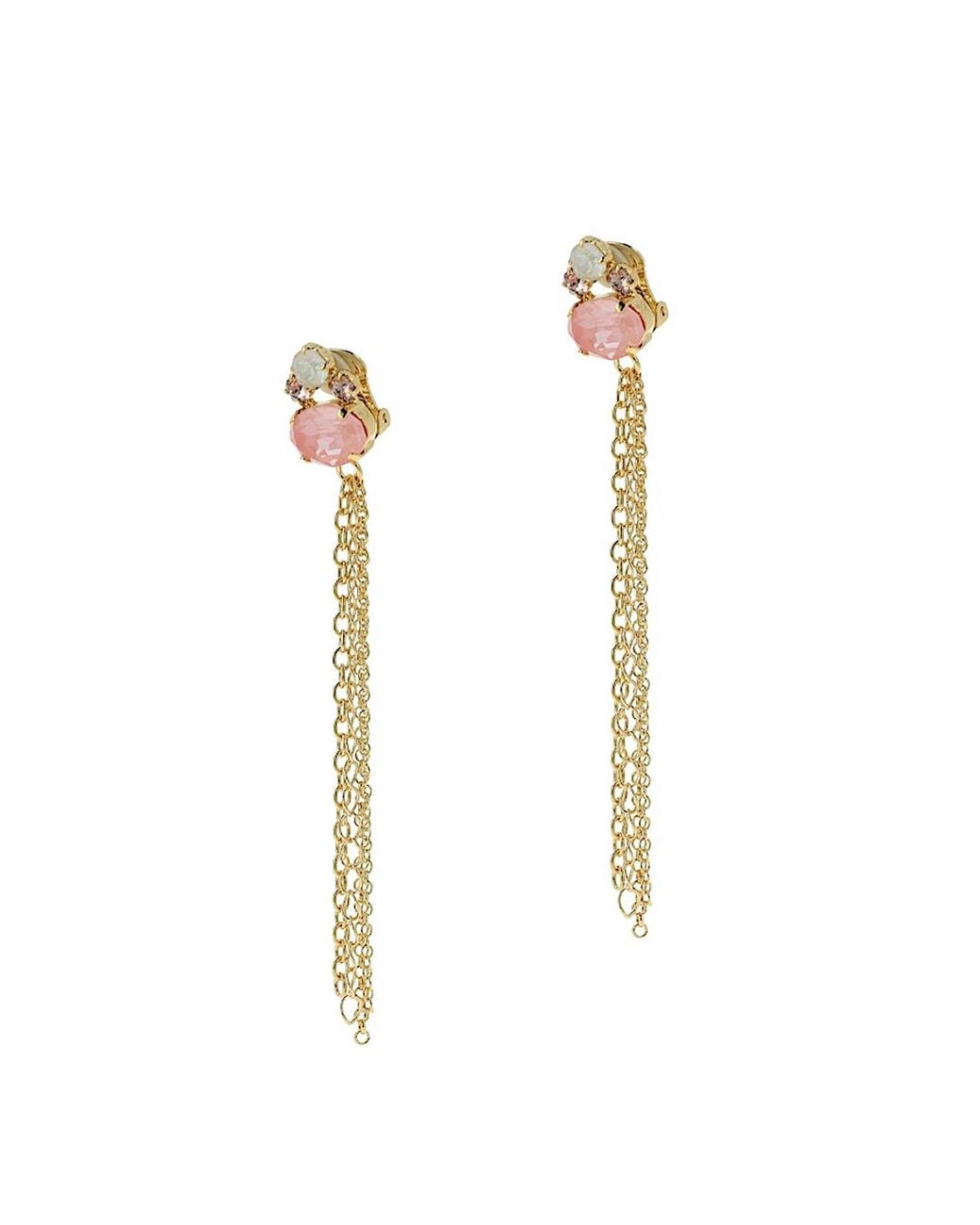 Otazu Metallic Flamingo Beetle Dangling Clips