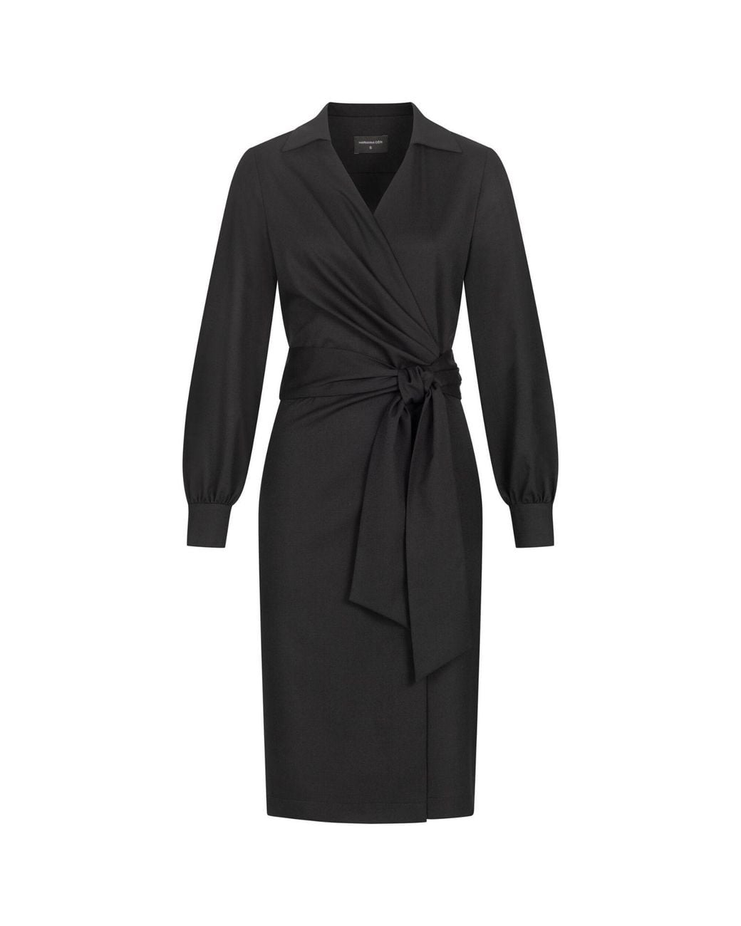 Marianna Déri Black Wrap Dress
