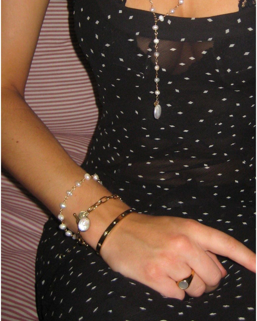 Iris London Metallic Margo Bracelet