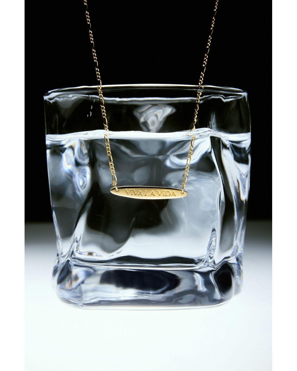 Vanhi Metallic Viva La Vida Bar Chain Necklace