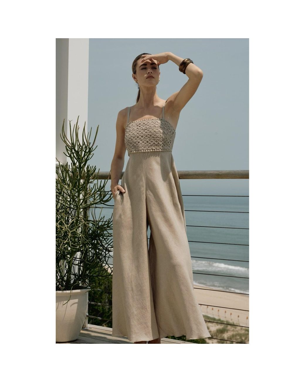 MARICEL Natural Neutrals Sofia Jumpsuit