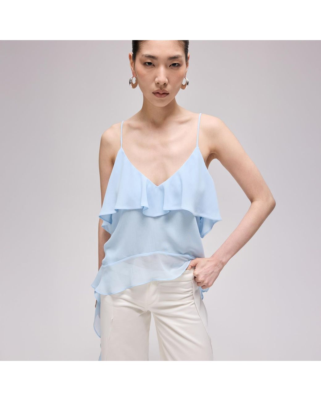Herfetch Blue Splash Top